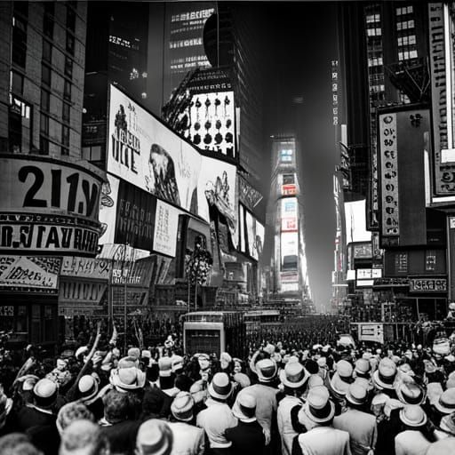Times Square Ball Drop on New Year's Eve