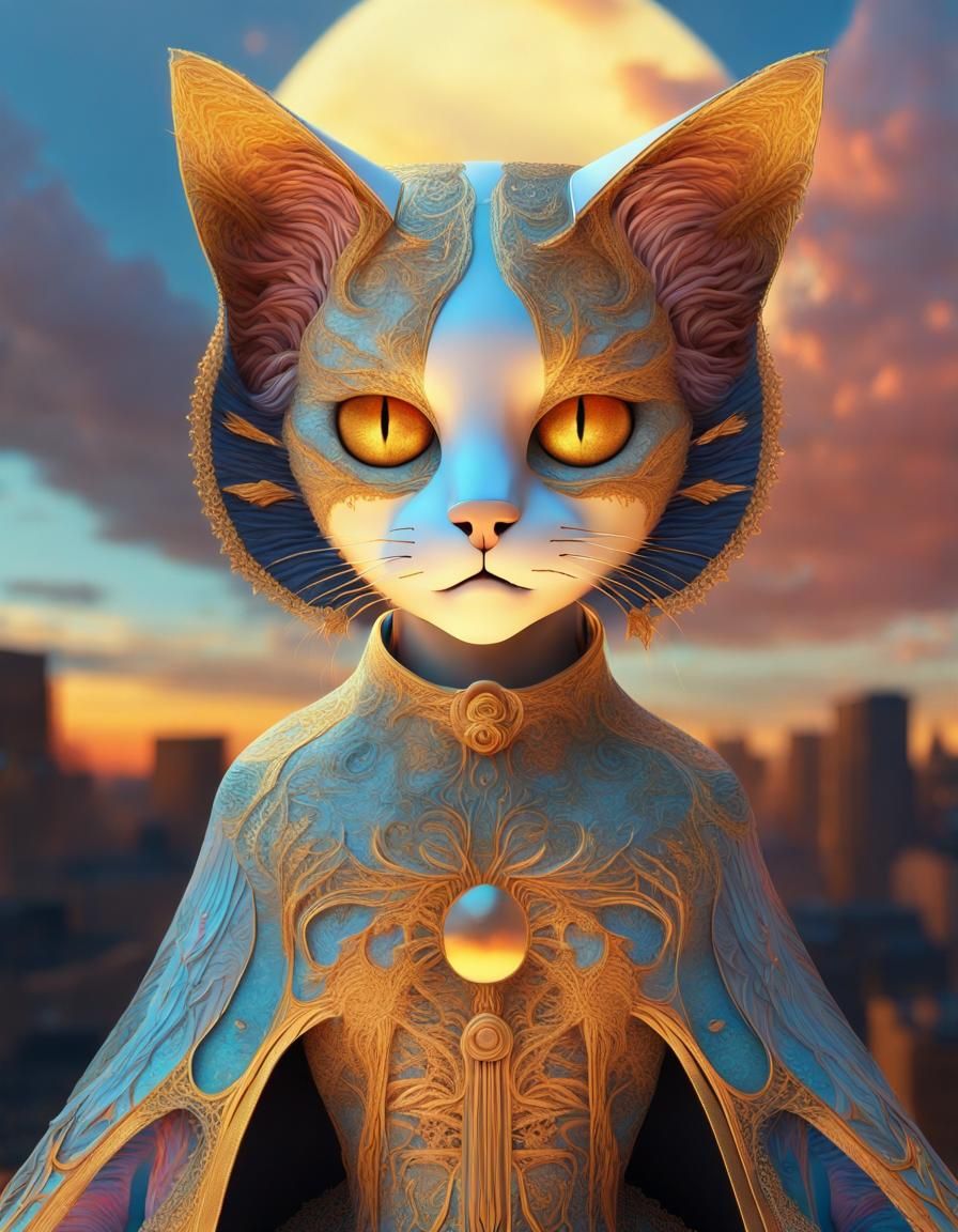 Cat wizard taking over the world.