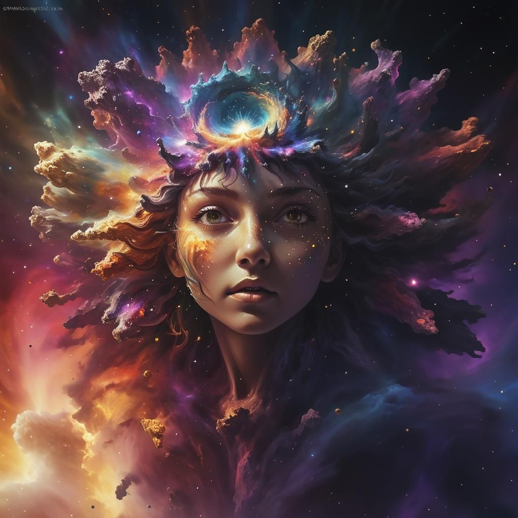 Surreal Astral Explosion in a Plasma Maelstrom