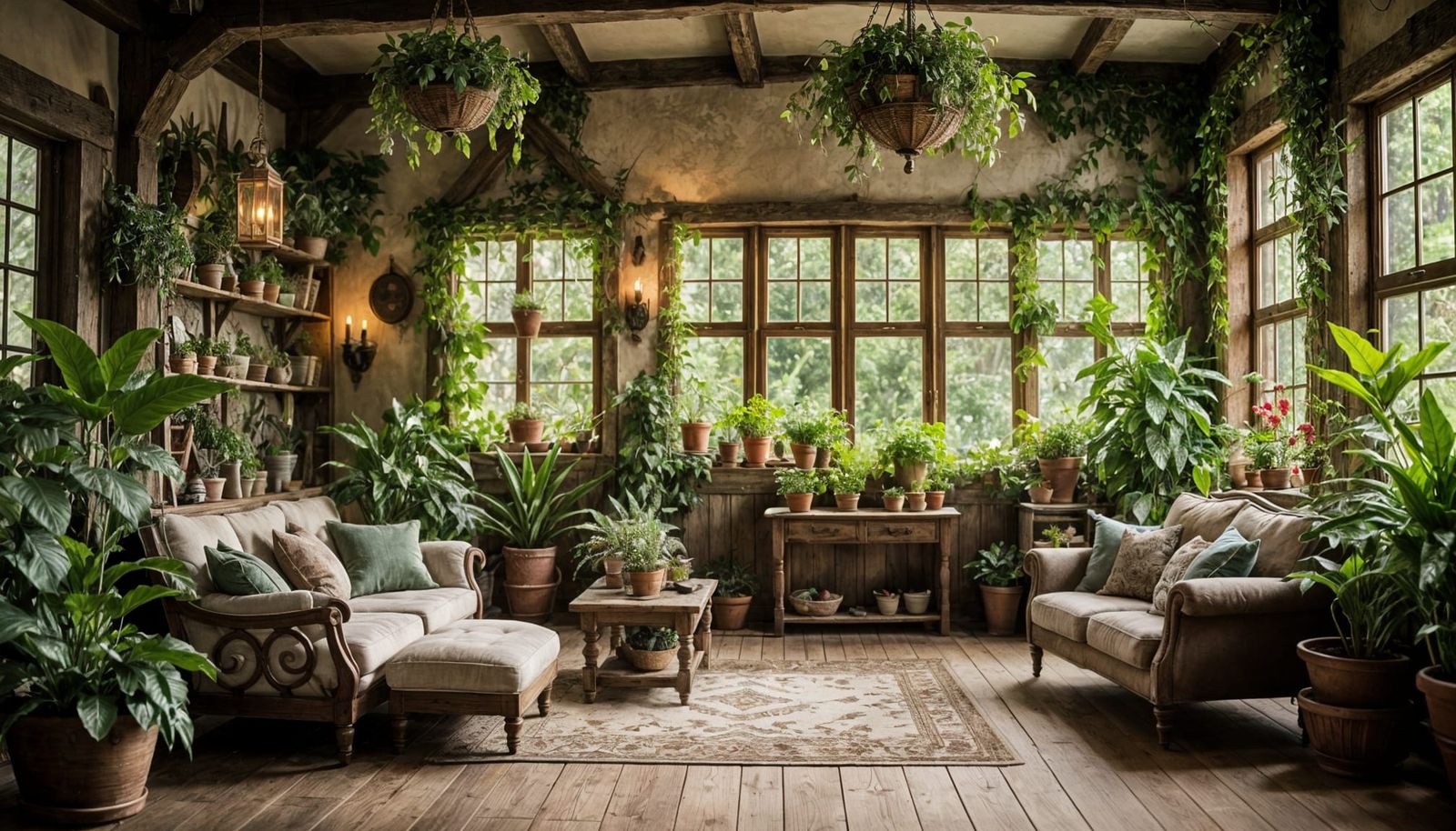 Elven Oasis with Verdant Abundance