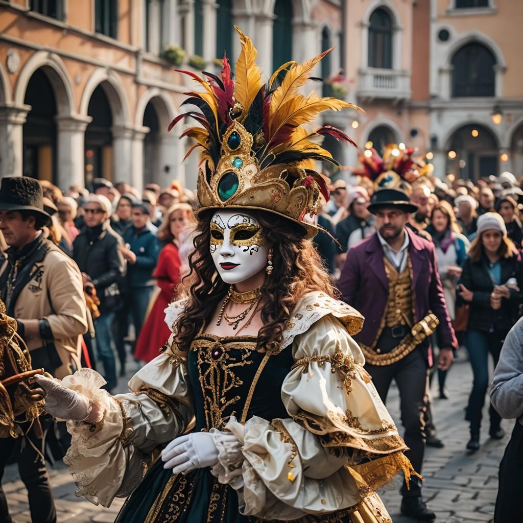 Venetian Carnival in Stunning Professional Photography