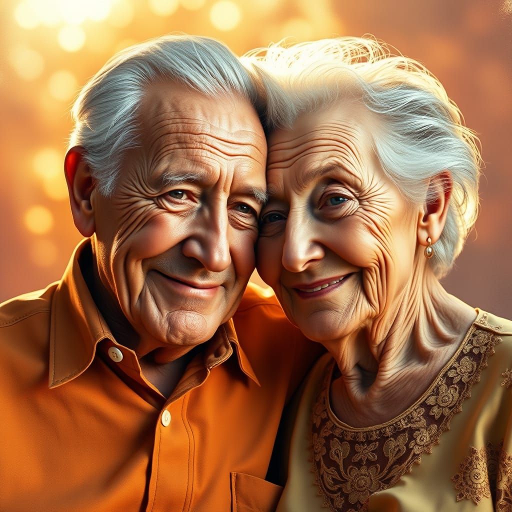 Timeless Love Portrait in Vibrant Realism
