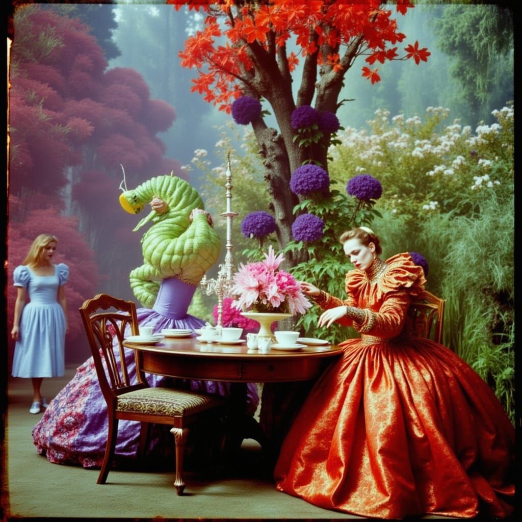 Alice in a Dreamlike World of Whimsy and Wonder