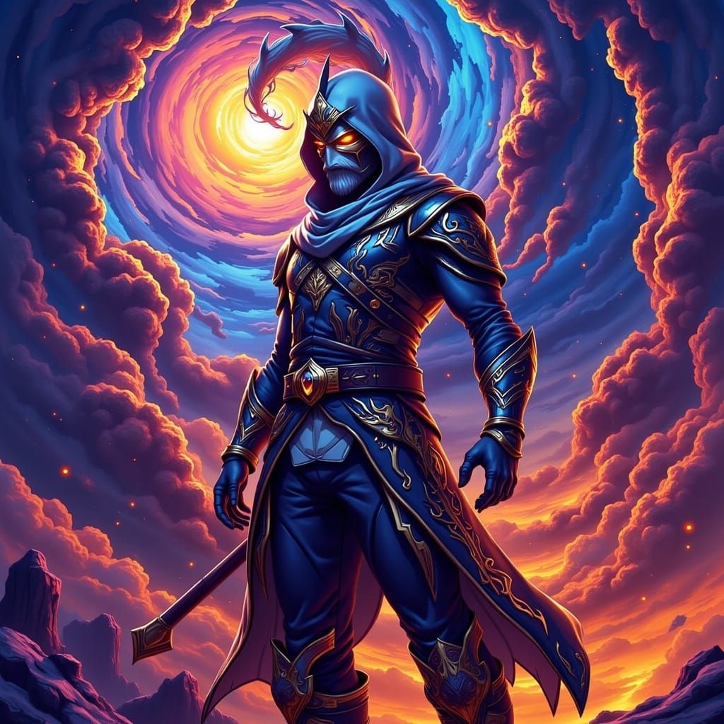 Eson The Searcher in Ethereal Studio Ghibli Inspired Landsca...