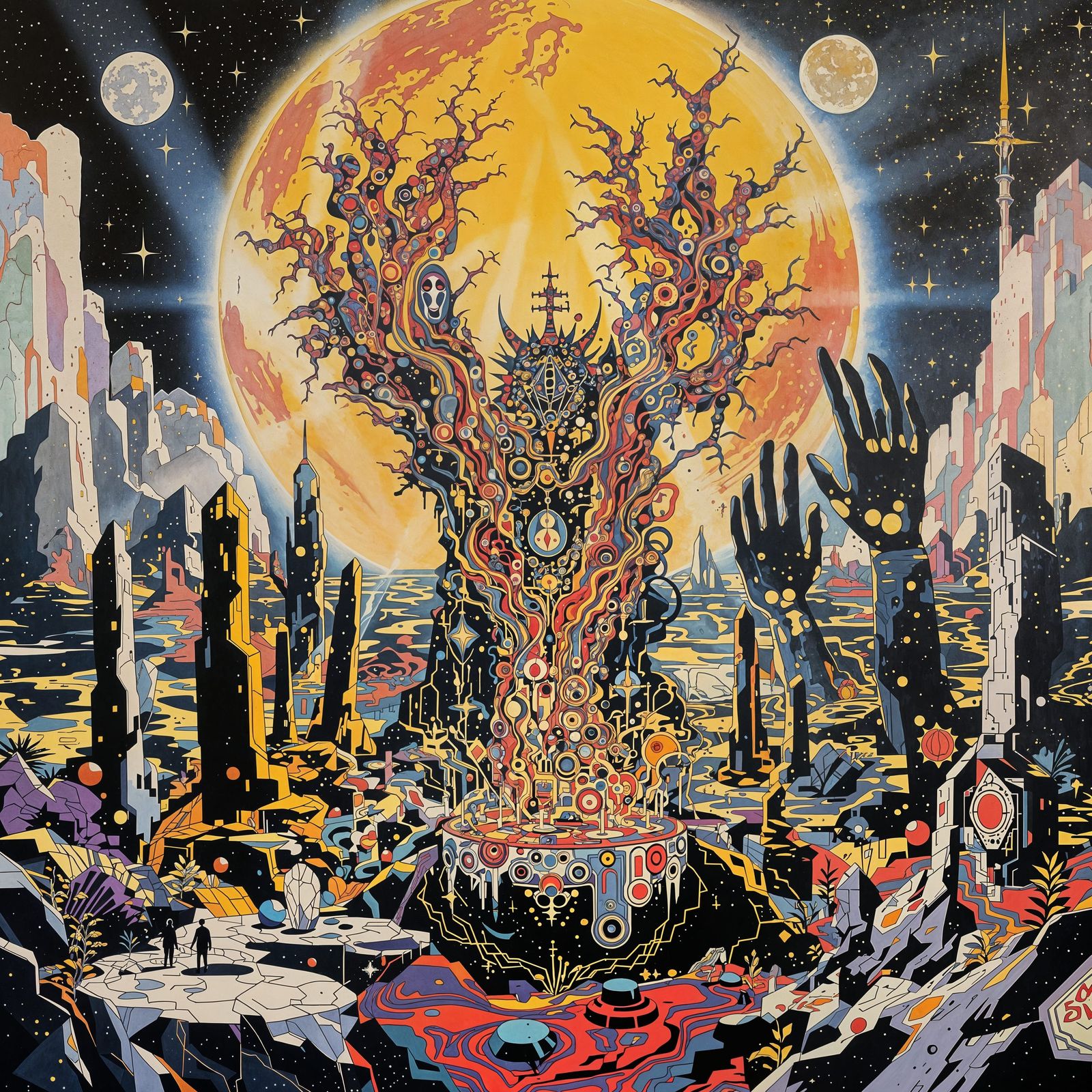 Eclectic Surrealist Masterpiece with Liminal Landscapes and ...