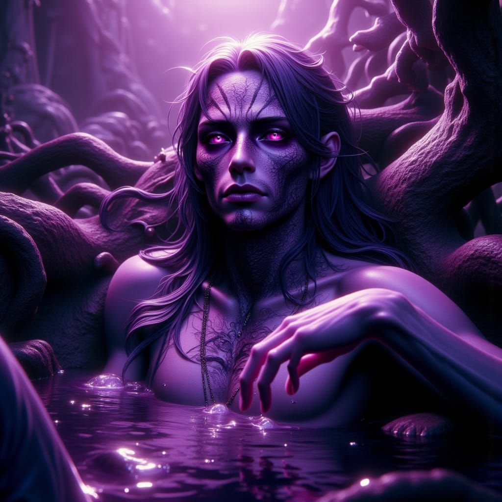 Ethereal Ghoul Submerged in Molten Starlight