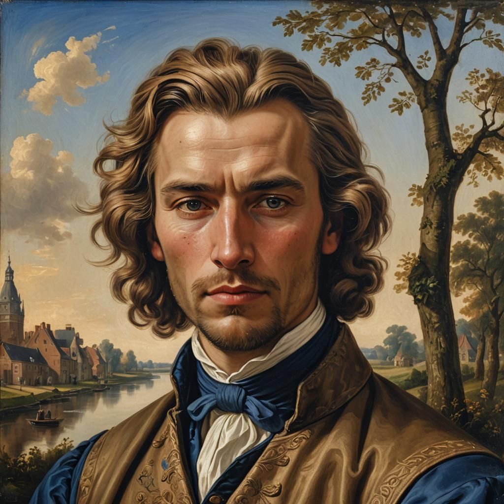 Dutch Golden Age Portrait of a Young Man