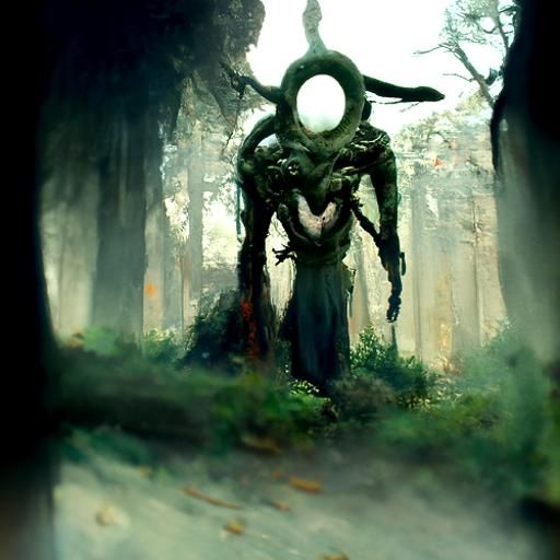 Sinister Dark Fantasy Scene