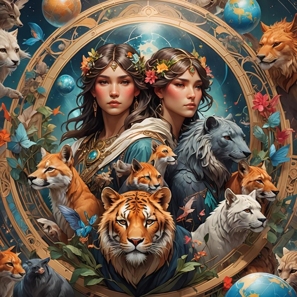 ALL SPECIES OF ANIMALS AROUND THE WORLD LINED UP AROUND THE ...