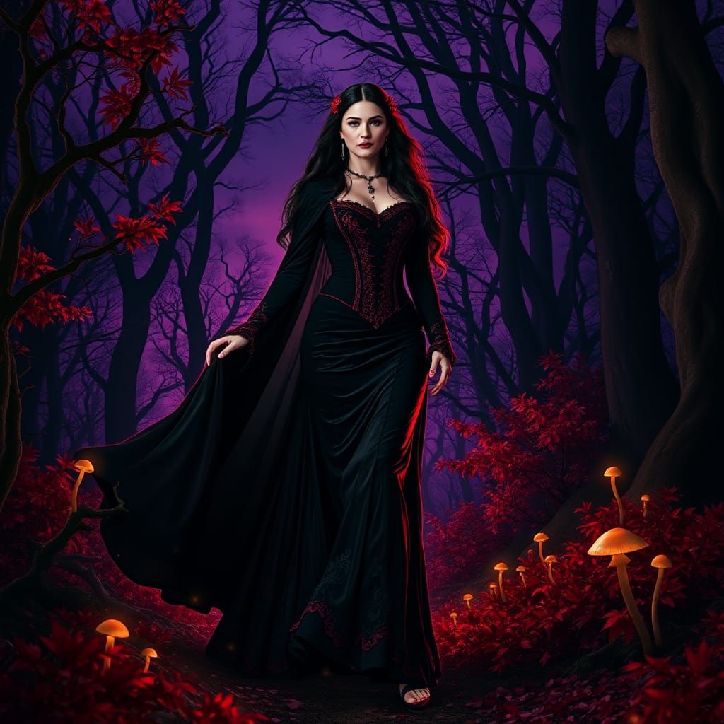 Elvira in Dark Forest, Mystical Realism