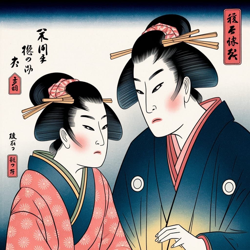 Ukiyo-e Watercolour: Transformation and Isolation