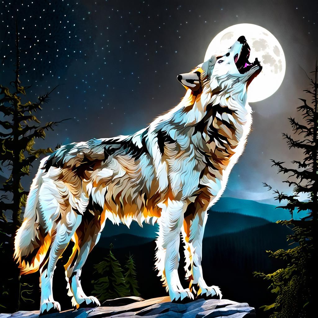 The prehistoric dire wolf