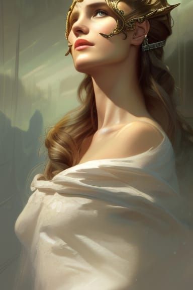 Princess Lyssa of Krull: Detailed Concept Art Portrait