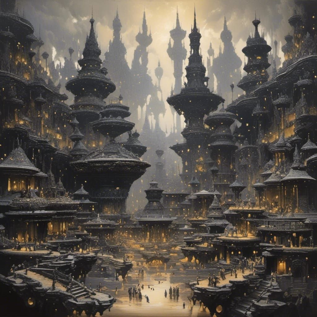 <lora:Indigo Noon:1.0> Fantasy City