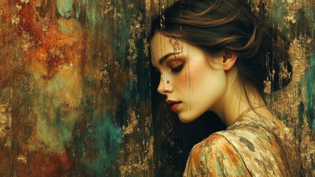 Surrealist Portrait of a Woman in Dreamlike Style