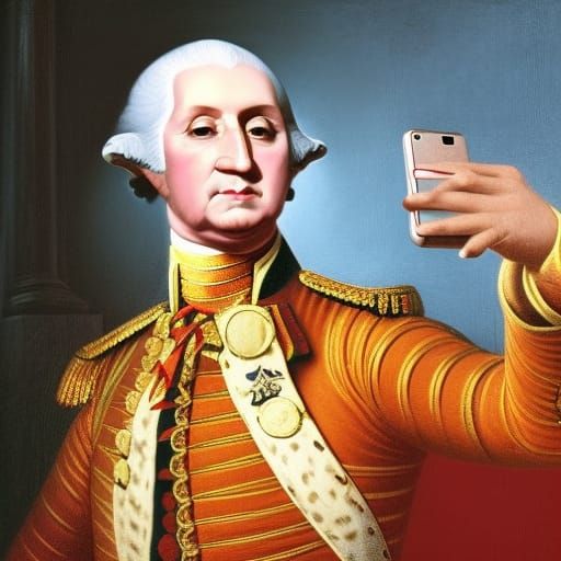 Historical Figures Take a Funny Selfie in NYC