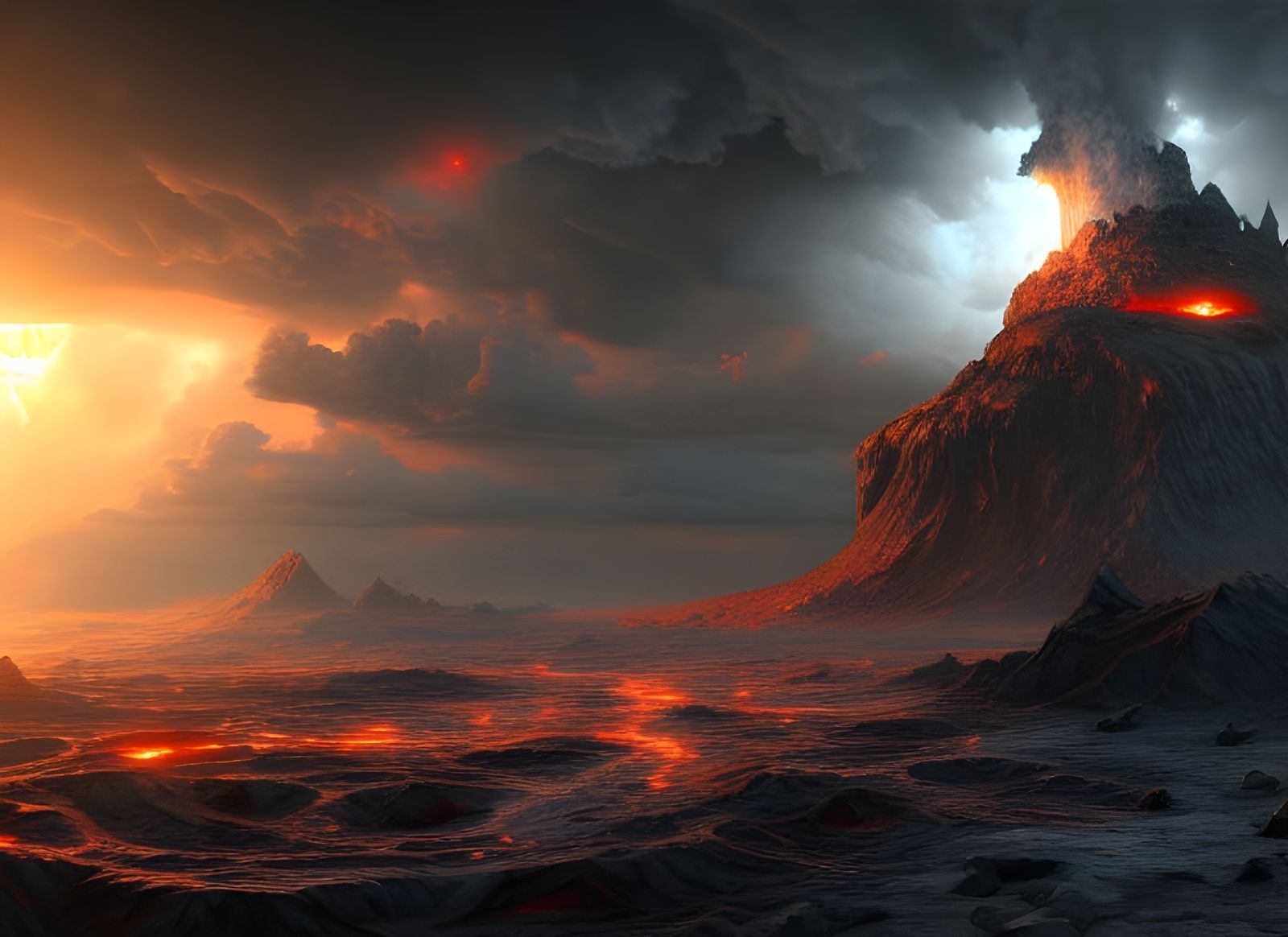 Photorealistic End of the World in 8K