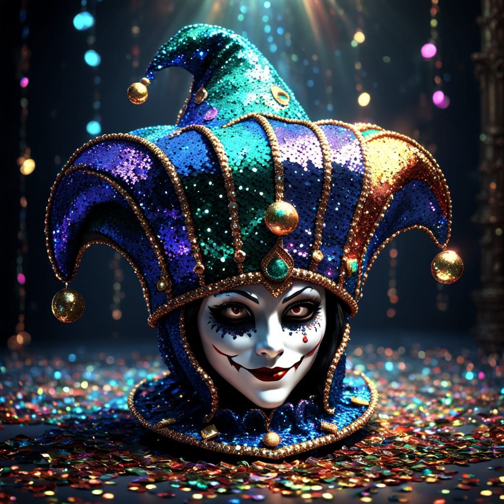 Sequin Majesty in a Darkened Chamber