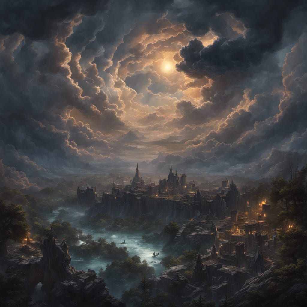 Night Clouds Reveal God: A Dark Fantasy Masterpiece