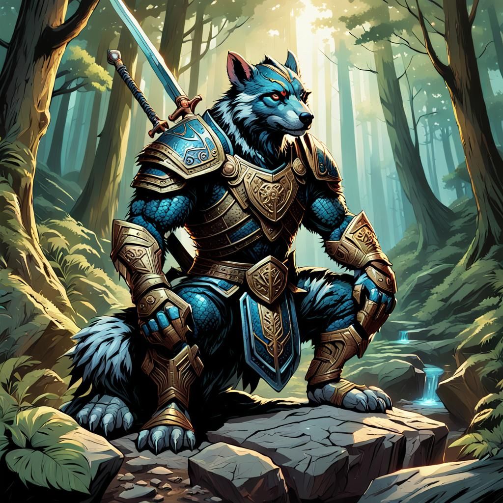 Reepicheep the Heroic Mouse in Comic Book Art