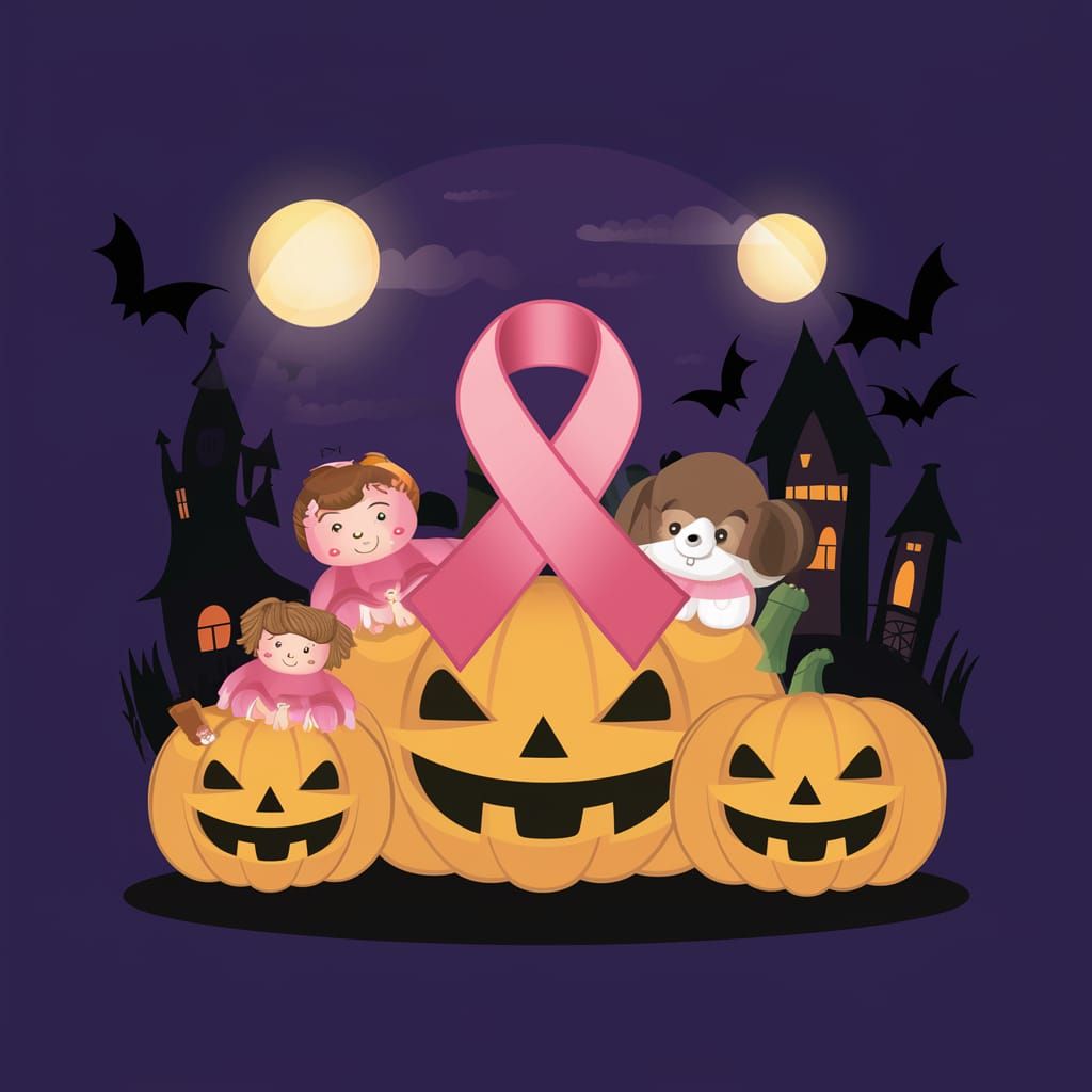 Halloween Characters Promote Cancer Awareness