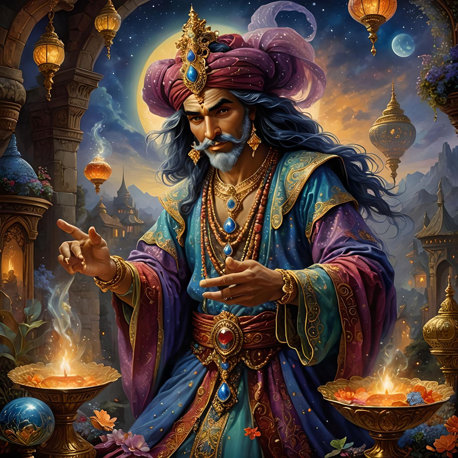 Evil Genie Grants Three Wishes in Arabia