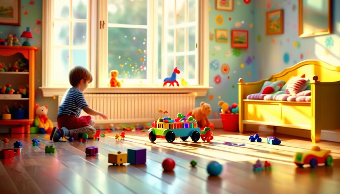 Whimsical Child's Room in Gentle Light