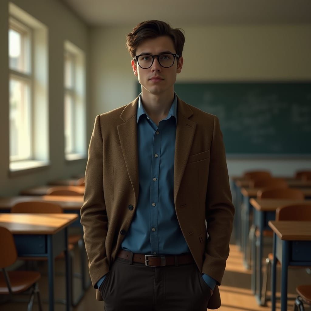 Hyper-Realistic Portrait in a Digital Art Style