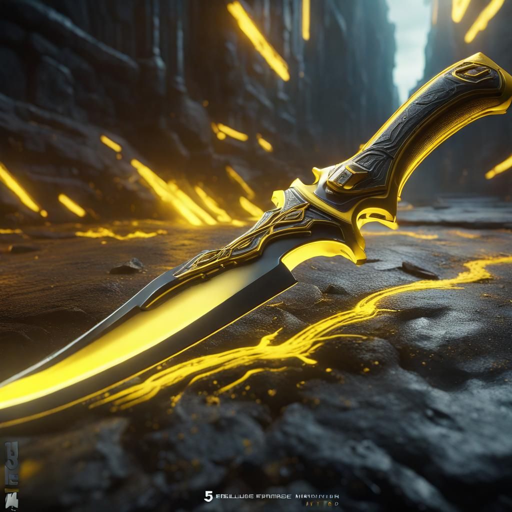 Energy Blade Digital Matte Painting in Unreal Engine