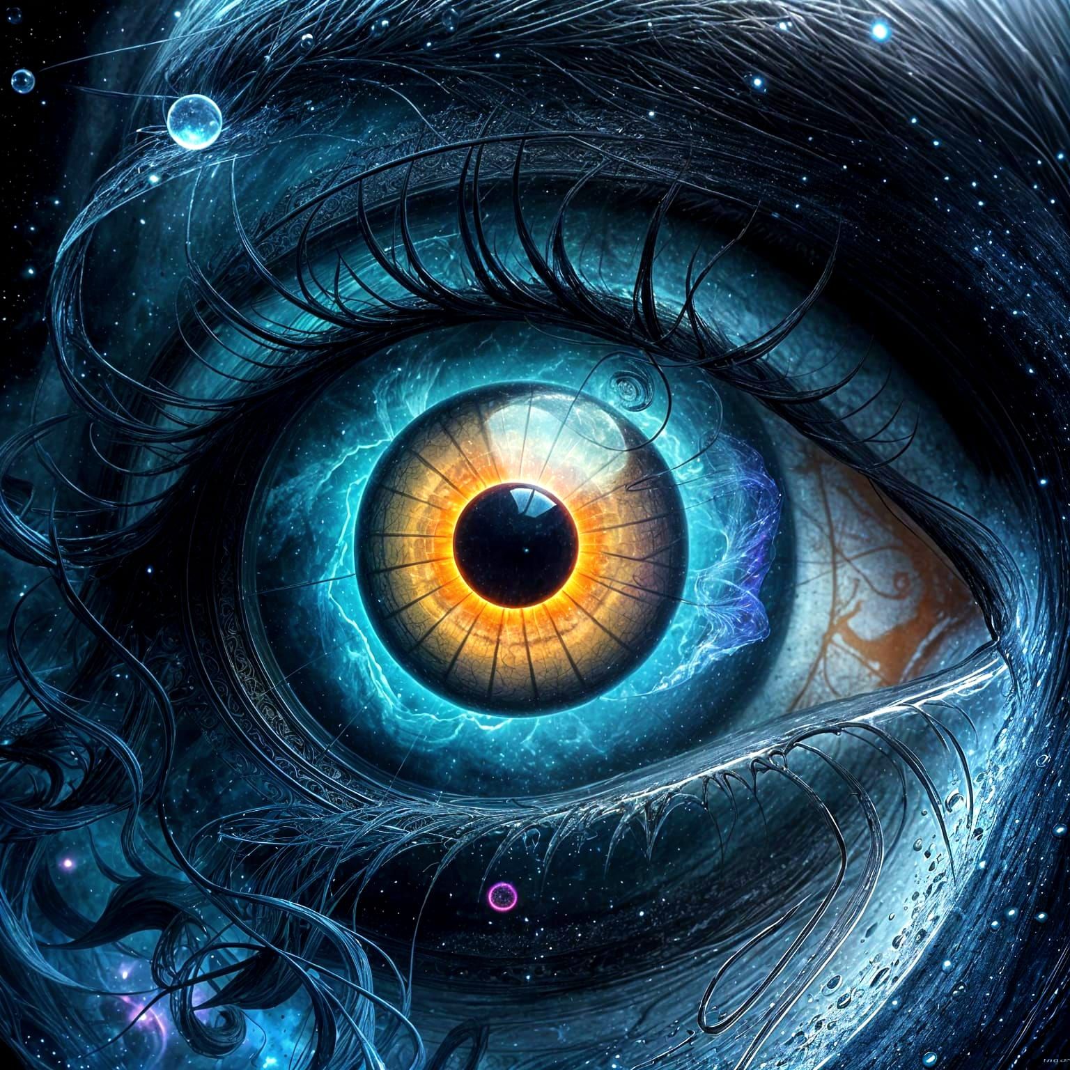 Otherworldly Magical Glass Eyeball Illuminates Ethereal Real...