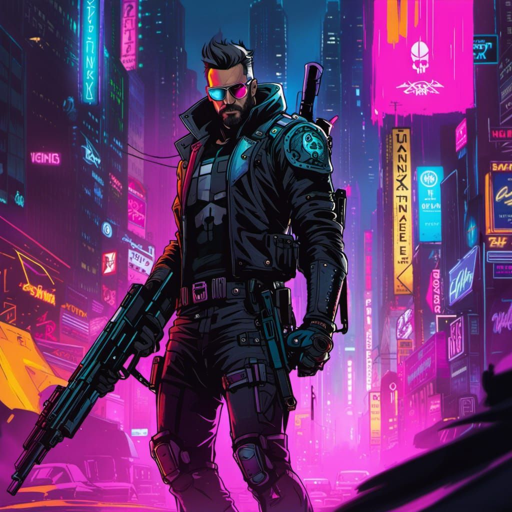 Cyberpunk Punisher