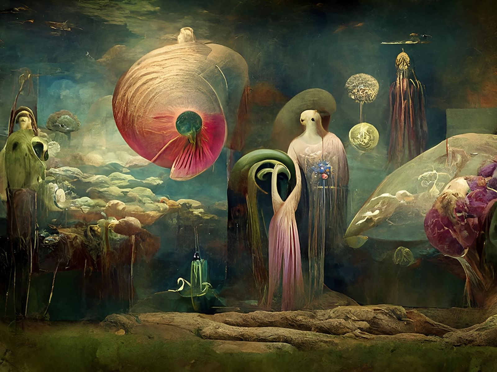 Symbolic Surrealism: A Strange and Beautiful Painting