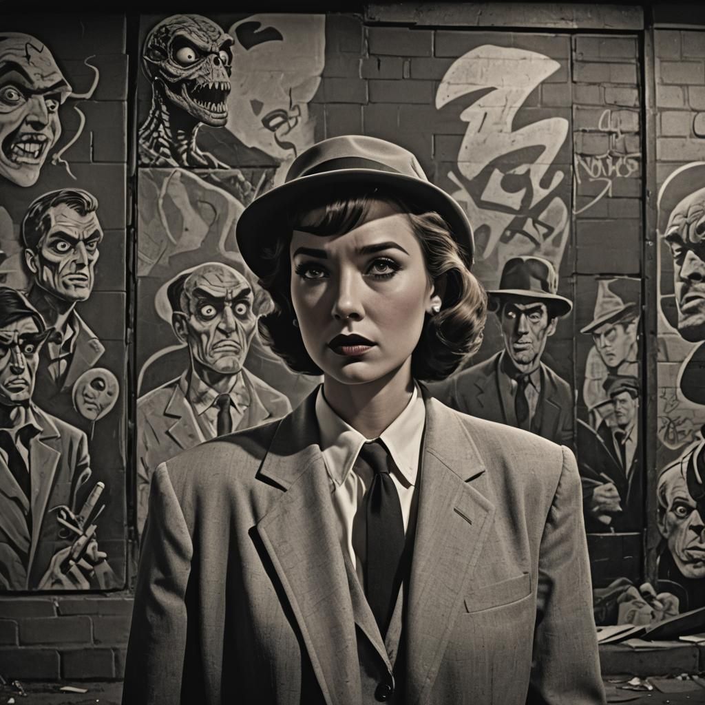 Film Noir Comic Style Revenge Masterpiece