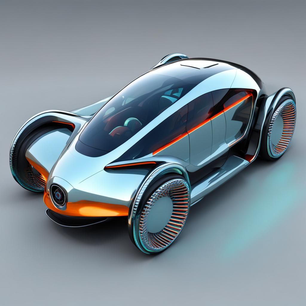 Sleek Futuristic Car Concept Design