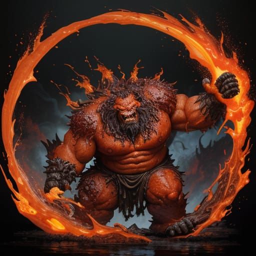 Fiery Fondread X: Molten Caramel Monstrosity