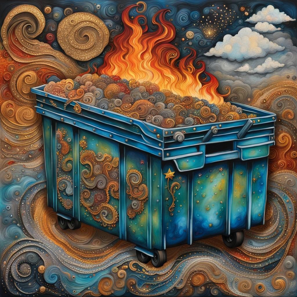 Dumpster fire