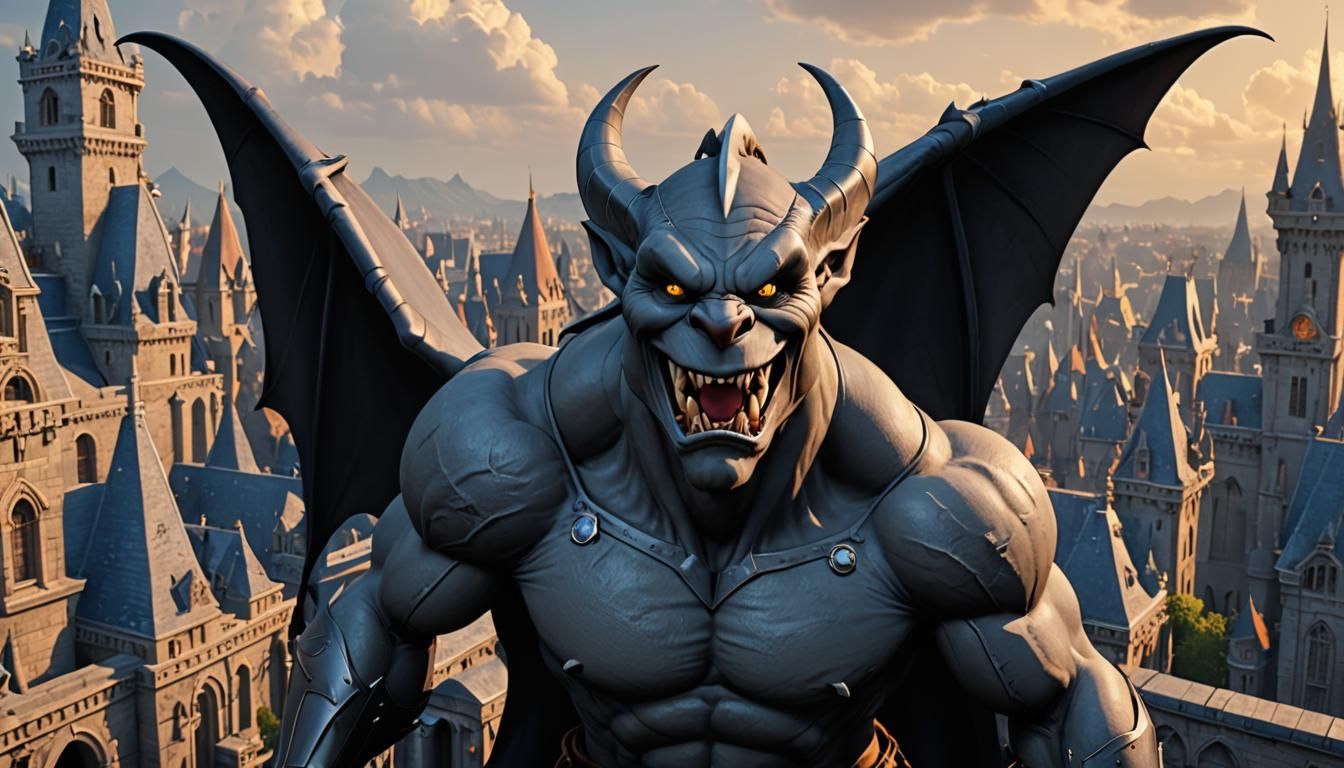 Disney's Gargoyles Reimagined in Grimdark 3D