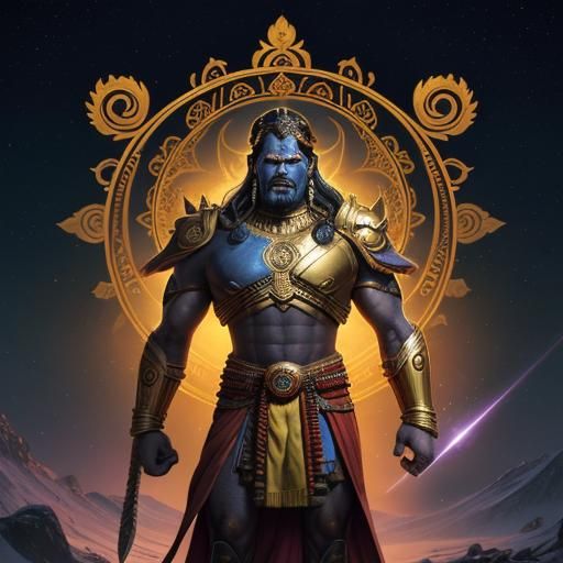 Regal Indian Thanos Wields Cosmic Power in Mysterious Himala...