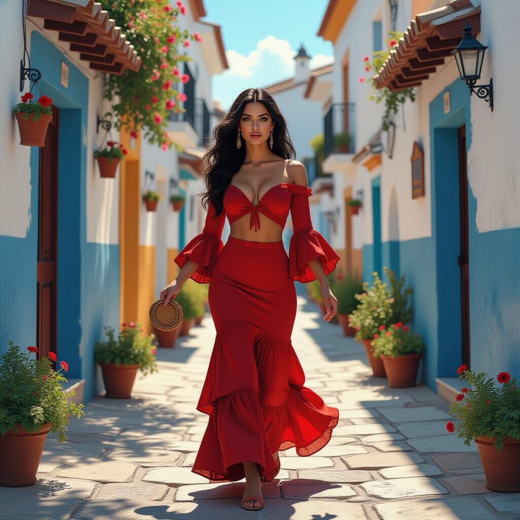 The streets of old Marbella, filled with the scent
of spices...