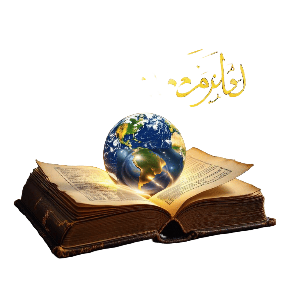 Glowing Earth Globe Emerging from Ancient Book