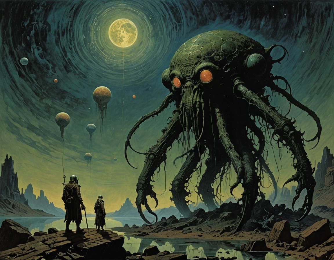 beneficent Mala'kak meeting a heinous alien