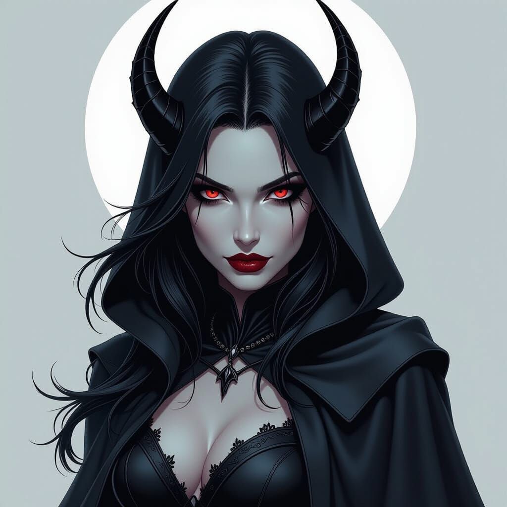 A cambion is the offspring of the demon and a human.