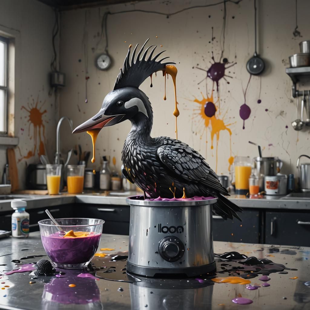 Extracting Loon Juice: Graffiti Splash Art