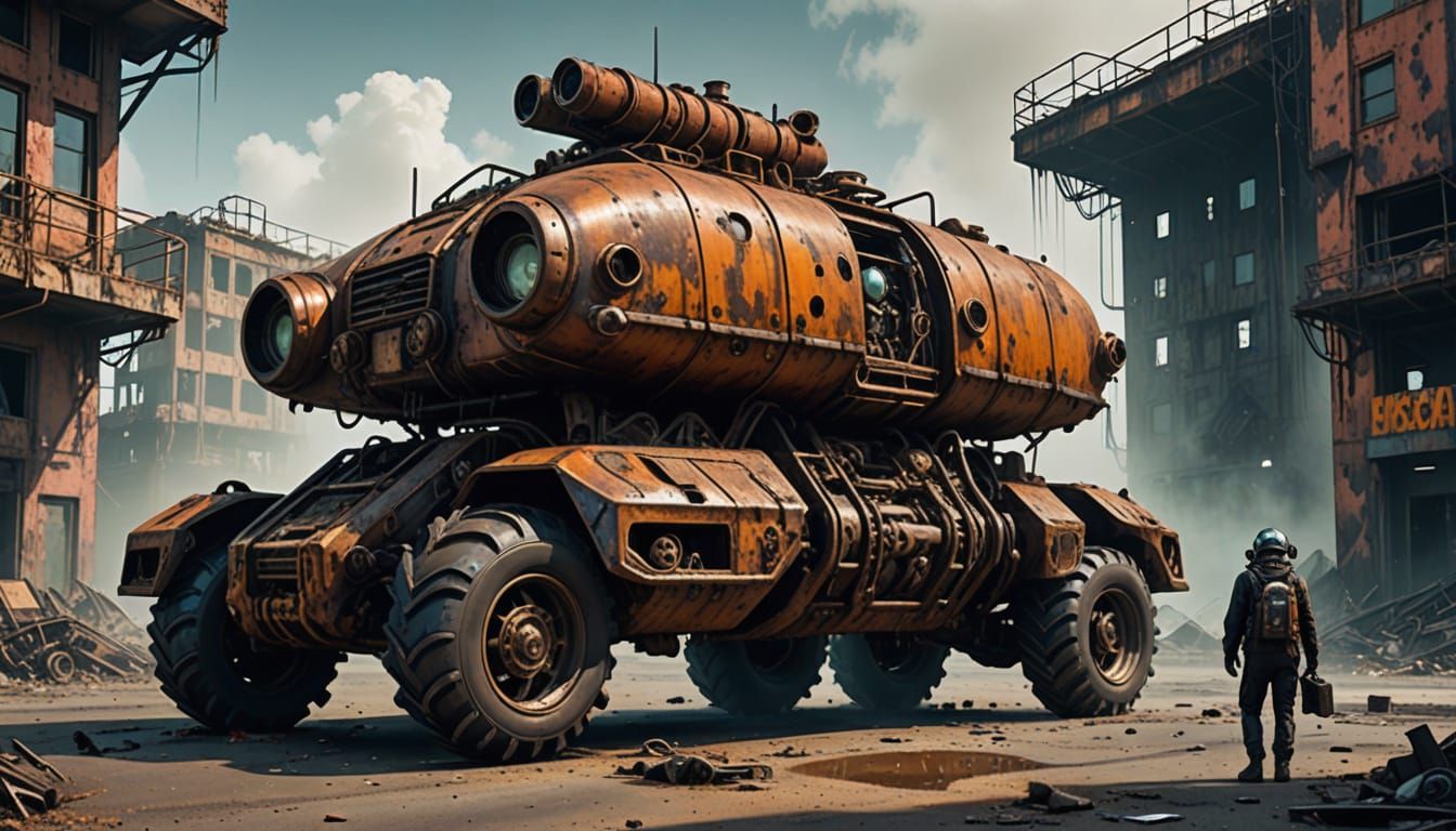 Dystopian Surrealism in David Lynch Style