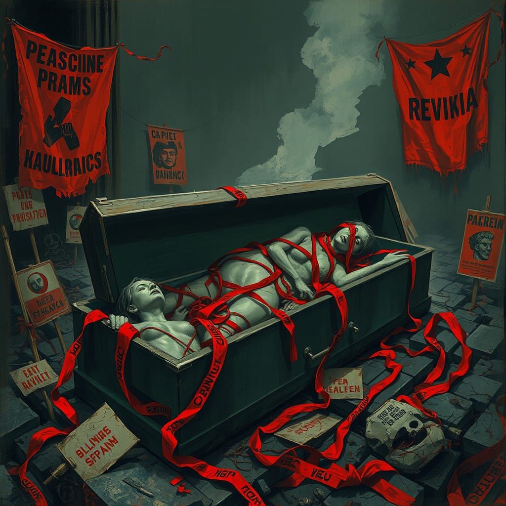 Coffin of Oppression: Suffocating Ideologies