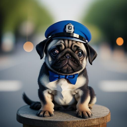 pug policeman
