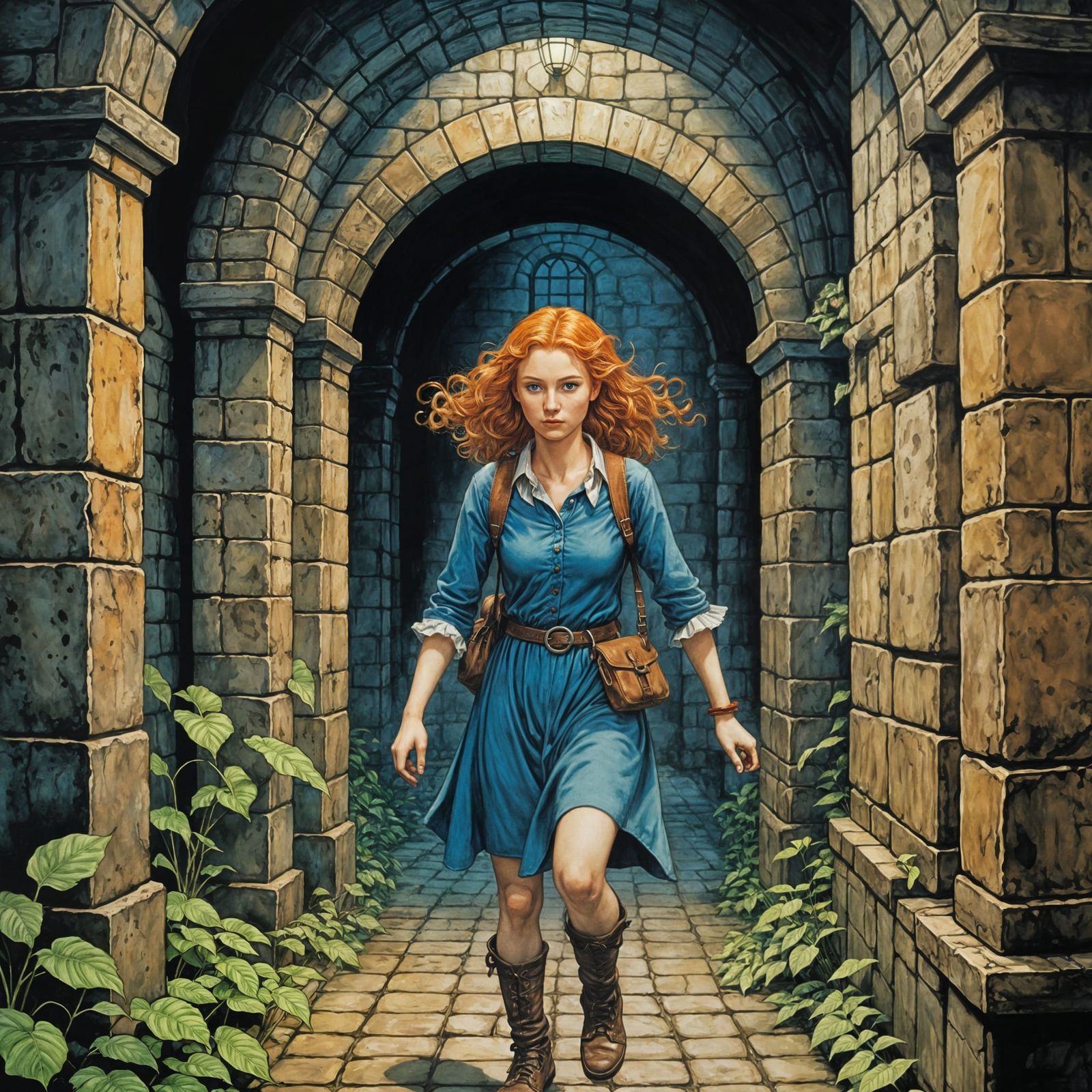 Ginger Adventuress Explores Sinister Dungeon