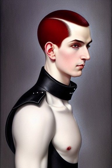 Androgynous Prince Portrait in Detailed Matte Painting Style