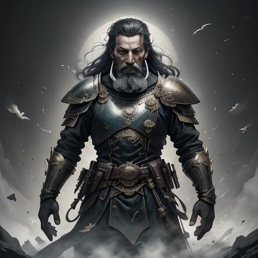 Surreal Landscape of the Intricate Man in Nature