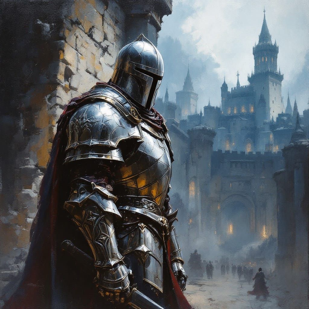 Impasto Gondorian Tower Guard in Majestic Armor